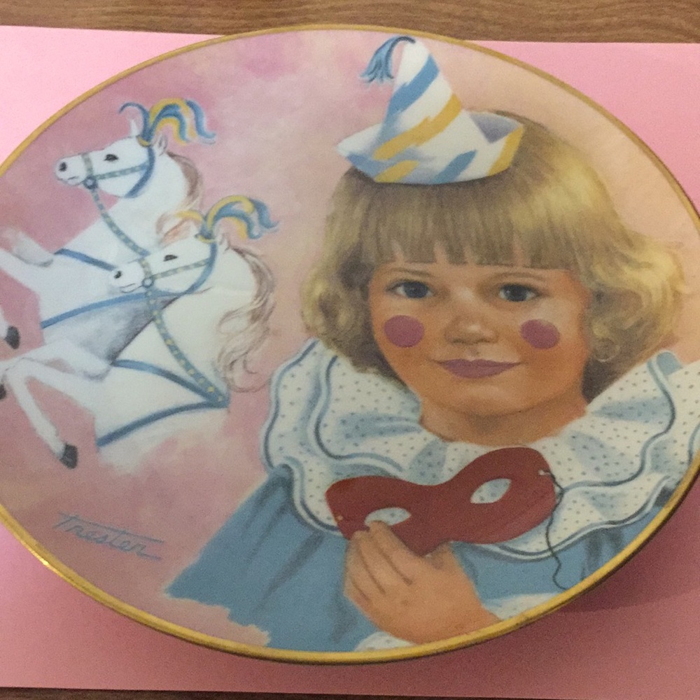 Vintage collector’s plate, Little Clowns #6364